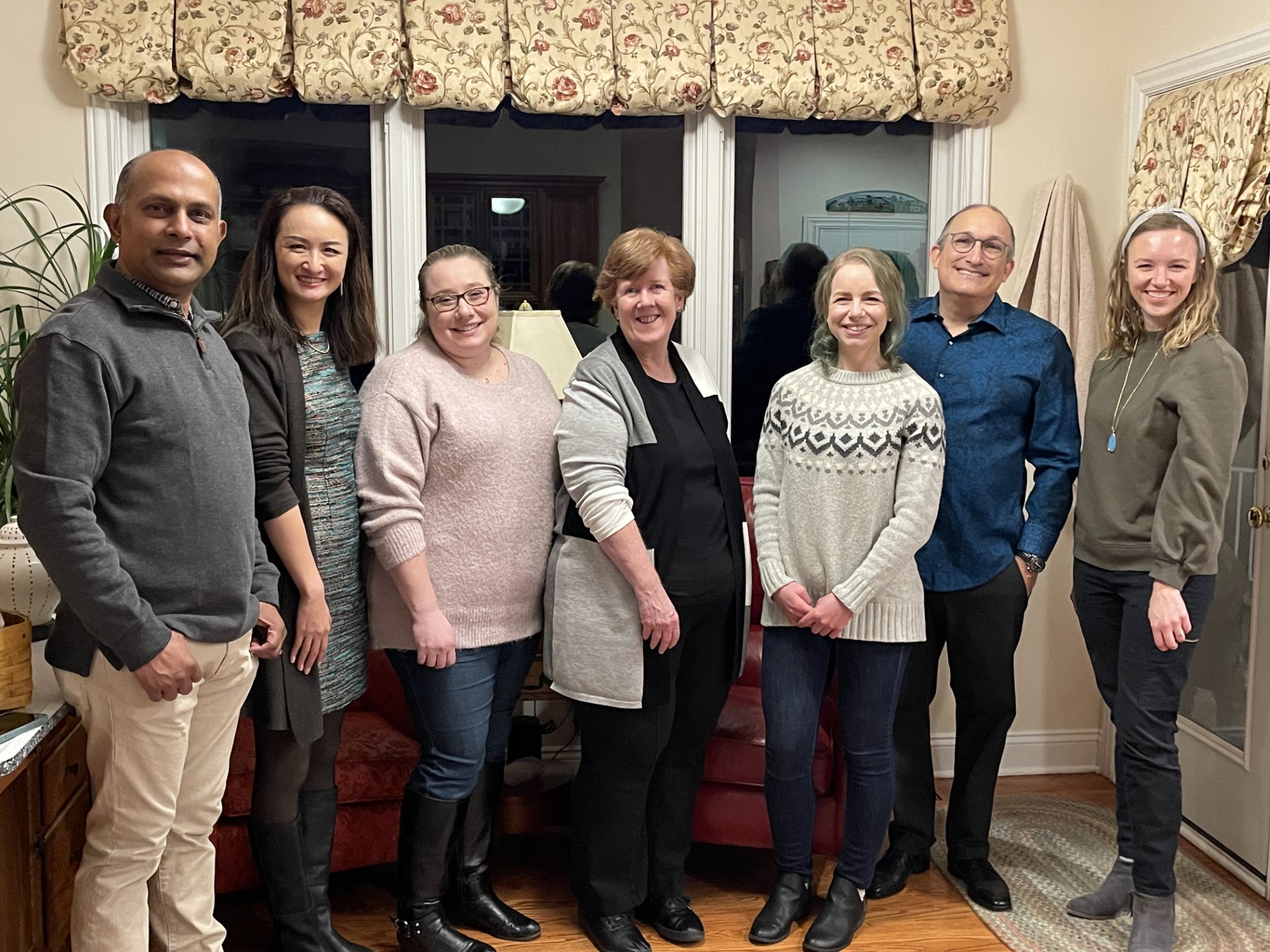 The HeardAI team includes scholars, students, and community members representing diverse backgrounds, including (from left): Nihar Mahapatra, Jia Bin, Caryn Herring, Anne Marie Ryan, Megan Arney (project manager), J. Scott Yaruss, and Hope Gerlach-Houck.