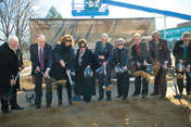 Breaking ground for the Eli and Edythe Broad Art Museum, March 16, 2010