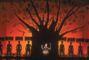 The Tree of Life from The Lion King second national tour. Copyright Disney.