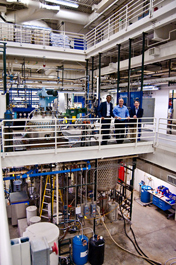 MBI's state-of-the-art bioprocessing plant, located adjacent to the MSU campus on Collins Road in Lansing, Michigan.