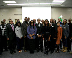 Group Photo of the MSU Collegiate Chapter of Lansing Black Chamber of Commerce