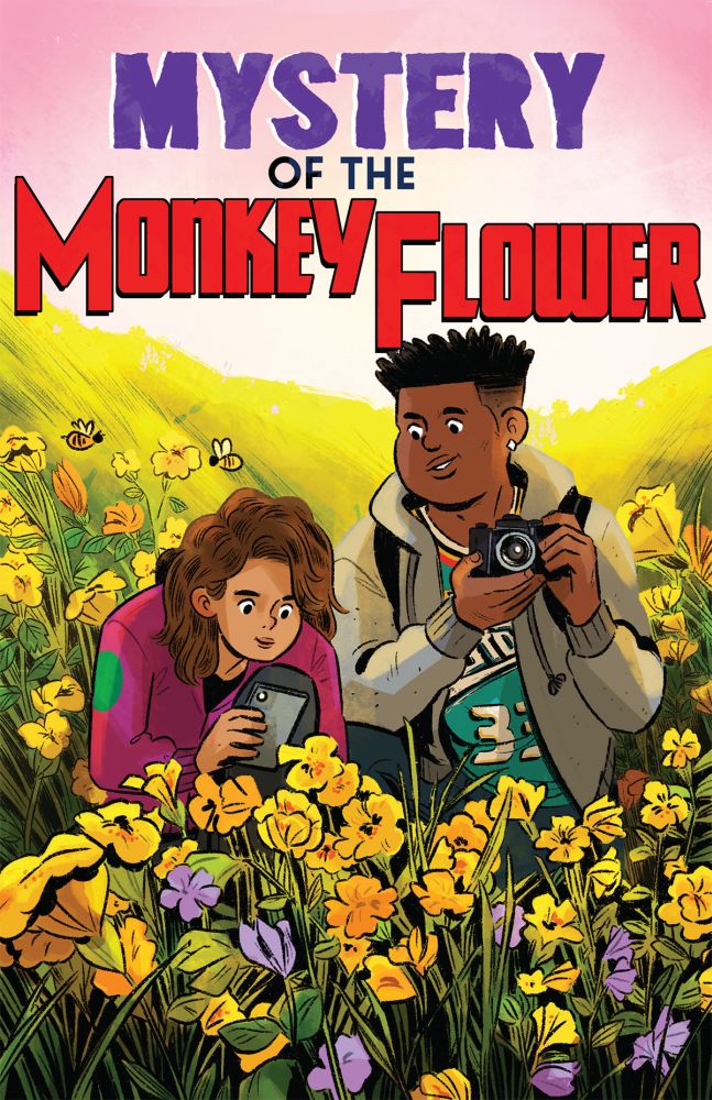 The Mystery of the Monkeyflower curriculum is based on a graphic novel written by Danny Jackson and illustrated by Louie Chin.