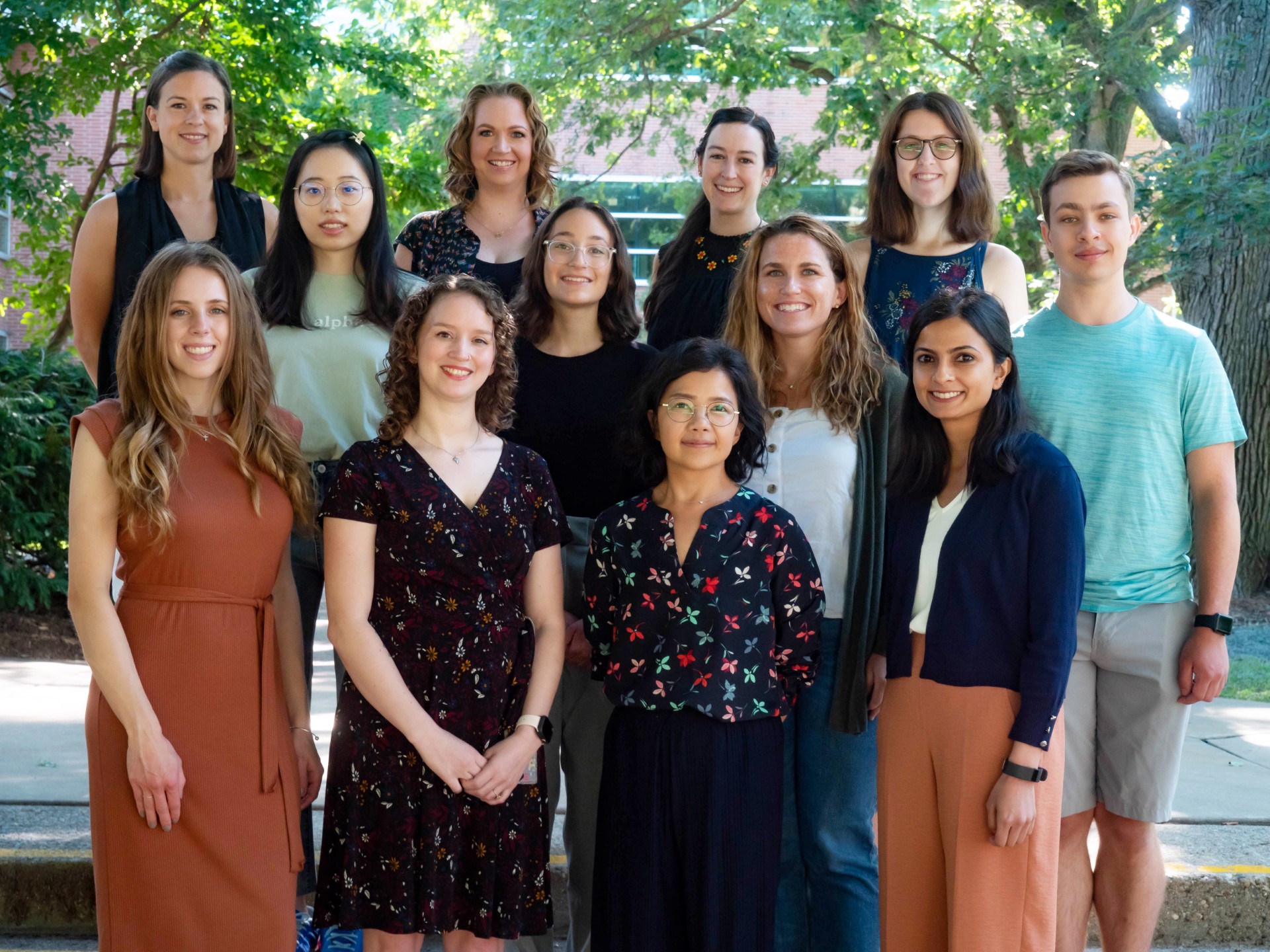 Adrea Truckenmiller (top left) is pictured with members of the team that helped develop the Writing Architect instructional tool.