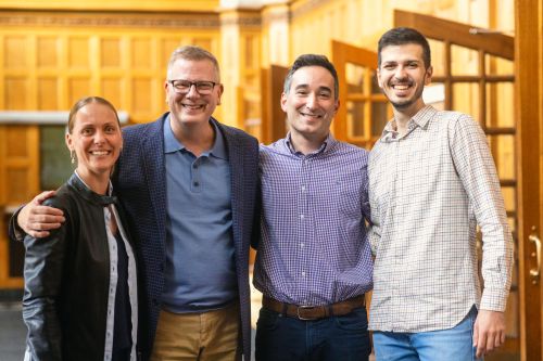 From left: Aleksandra Nikiforovski, Rob Roznowski, Deric McNish, and Bojan Lazarov.