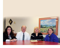Picture from Left to Right -- Mary Cotton, Frank Komara, Carol Monson, and Mary Hughes