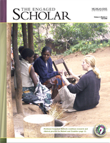 The Engaged Scholar Magazine Cover - Volume 1 - Link to Full PDF version