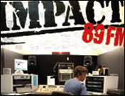 The Impact 89FM studio