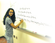 Harini Chandramouli from the University of Pittsburgh visited Lyman Briggs as part of the NSA/NSF-funded Research Experience for Undergraduates (REU) summer program.