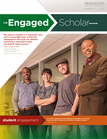 The Engaged Scholar Magazine Cover - Volume 9 - Link to Full PDF version
