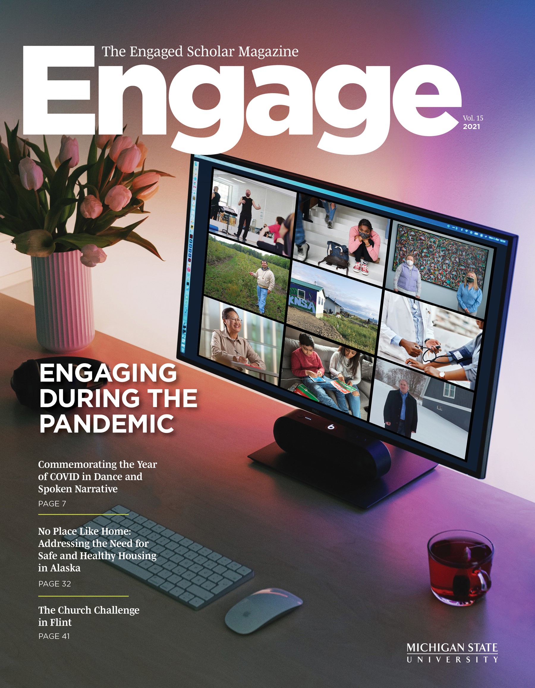 The Engaged Scholar Magazine Cover - Volume 15