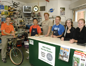 MSU Bikes Service Center staff.