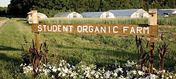 Student Organic Farm Sign