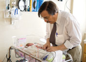 Dr. Ira Gewolb has used an MIIE grant to develop a less invasive method of detecting reflux in babies.
