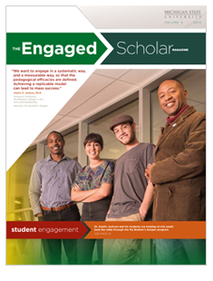 The Engaged Scholar Magazine Cover - Volume 9